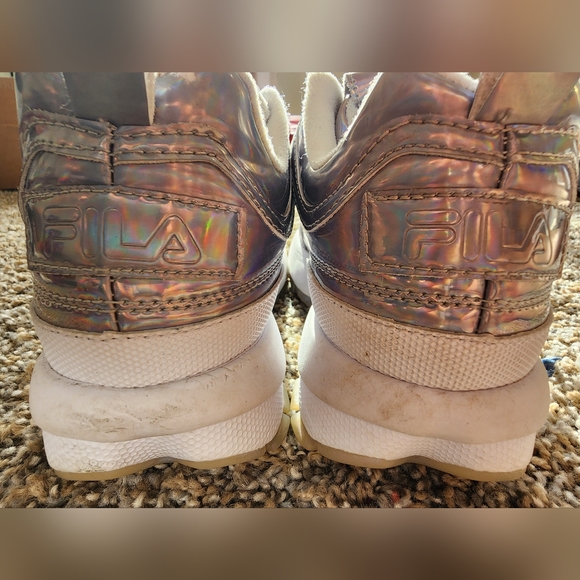 Holographic Iridescent Fila Sneakers - Picture 5 of 7
